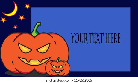 Hallowen greeting card