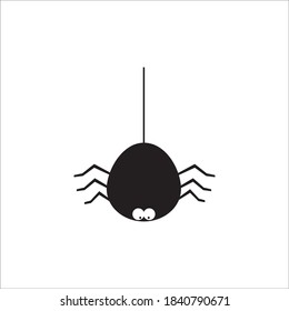 Hallowen icon logo, vector design illustration 