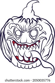 Hallowin Illustrator Jack O Lantern