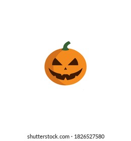 hallowen pumpkin on a white background