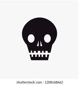Hallowen skull illustration
