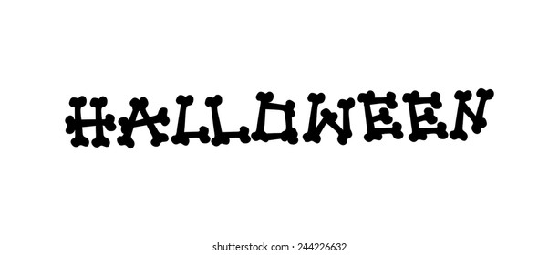 Hallowen Text Banner