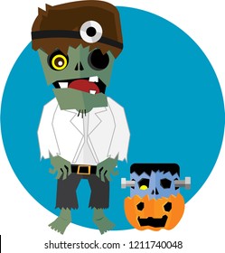 hallowen zombie doctor