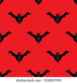 
Hallowen's seamless pattern with spooky bat designs. with a red background. design to commemorate Halloween day, and ready to be printed anywhere.