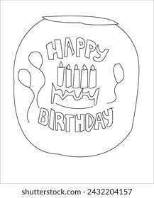 hallowing coloring page for book