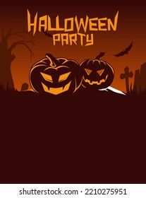 Invitación de la fiesta de Hallowween el 31 de octubre