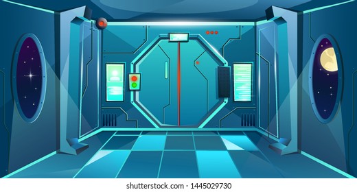 Cartoon Spaceship Interior Images Stock Photos Vectors