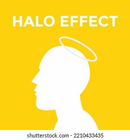 Halo effect, corporate man halo sign for unconscious bias