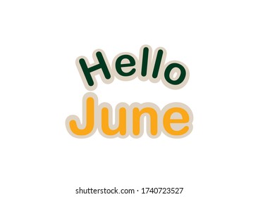 
La plantilla vectorial Halo June está diseñada de forma sencilla y elegante. Diseño para banners, tarjetas de felicitación o impresión.