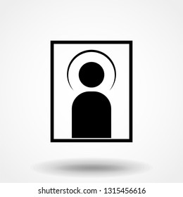 Halo vector flat icon on white background