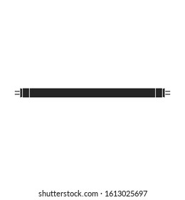 Halogen bulb vector icon. Black vector icon isolated on white background halogen bulb.