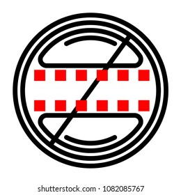 Halogen Stove Vector icons