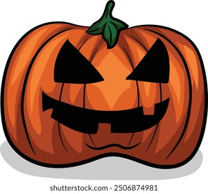 Haloween Pumpkin vector Simple Design