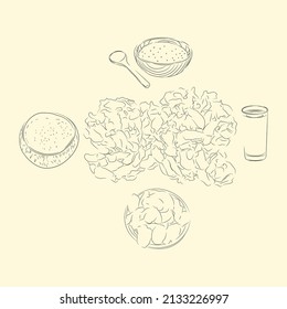 1,047 Indonesian food doodle Images, Stock Photos & Vectors | Shutterstock