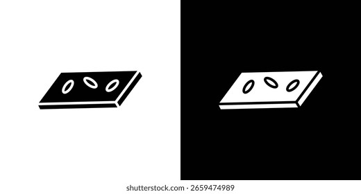 Halva-Symbol des Glyphendesign-Vektorpakets