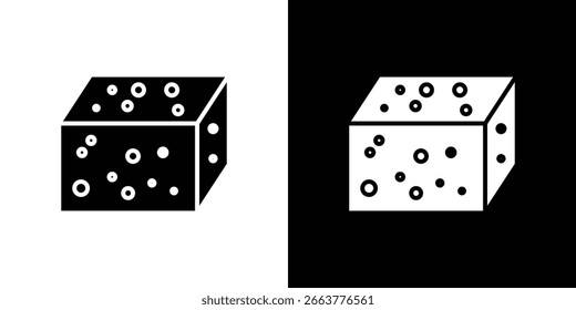 Ilustración del icono de Halva en estilo plano. color de la Plantilla del icono editable.