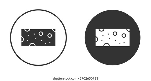 Plantilla de ilustración de diseño de logotipo de icono de Halva. Estilo sólido