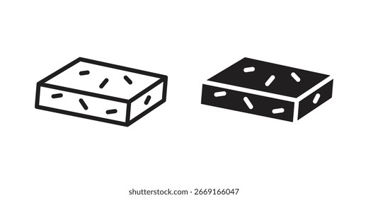 Ícone Halva. Ilustração de vetor. Ilustração isolada de vetor. Ilustração de EPS.