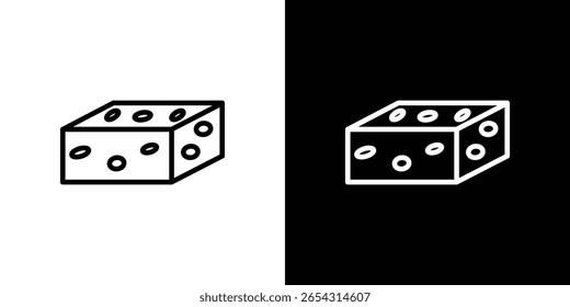Ícones Halva no estilo de linha. Traçados em preto-e-branco editáveis