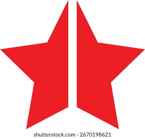 Halving a star icon design for your website