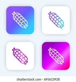 Ham bright purple and blue gradient app icon