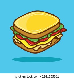 Ham Burger Vector Illustration File