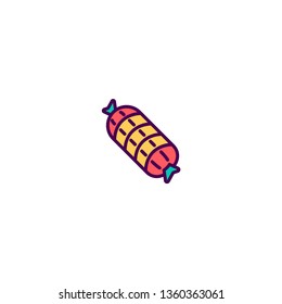 Ham icon design. Gastronomy icon vector illustration