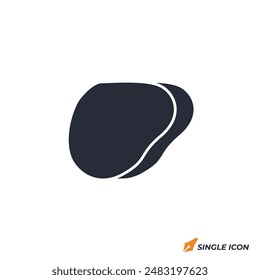 Ham icon vector illustration. Ham symbol isolated on white background
