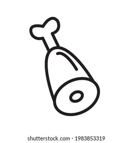 ham icons. ham symbol vector elements for infographic web.