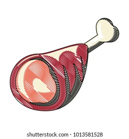 ham leg icon