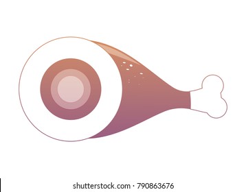 ham leg icon