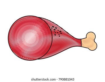 ham leg icon