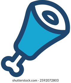 Ham Leg Icon Element For Design