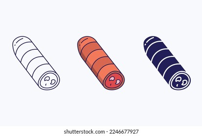 Ham meat icon vector illustration