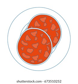 ham plate symbol