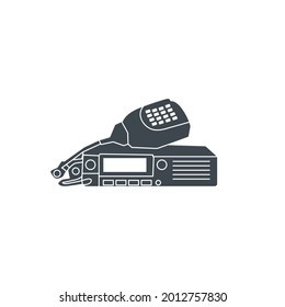 Ham Radio Icon Stock illustration. Amateur Radio Vector Icon