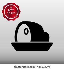 Ham Vector Icon Illustration