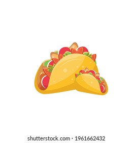 Ham and vegetable sandwich illustration
