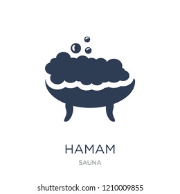 Hamam icon. Trendy flat vector Hamam icon on white background from sauna collection, vector illustration can be use for web and mobile, eps10
