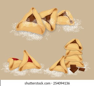 Hamantaschen cookies 