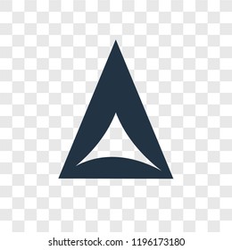 Hamantaschen vector icon isolated on transparent background, Hamantaschen transparency logo concept