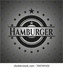 Hamburger black emblem