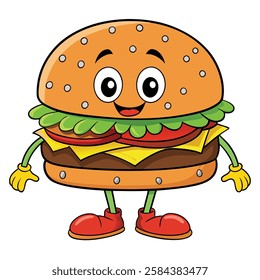  hamburger cartoon Adobe Illustrator Artwork