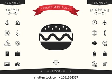 Hamburger or Cheeseburger icon