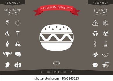 Hamburger or Cheeseburger icon