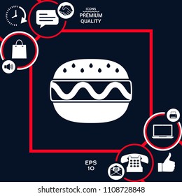 Hamburger or Cheeseburger icon