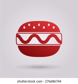 Hamburger or Cheeseburger icon.