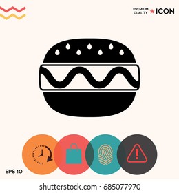 Hamburger or Cheeseburger icon