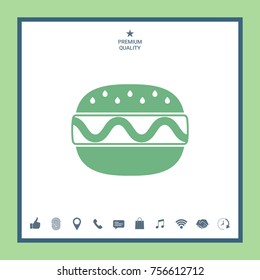 Hamburger or Cheeseburger icon