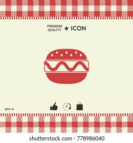 Hamburger or Cheeseburger icon